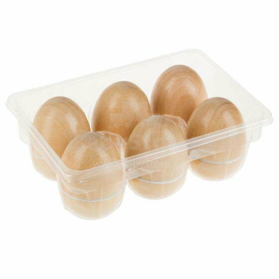 Idena Egg Art.410.0103 Игровой набор из дерева Яйца