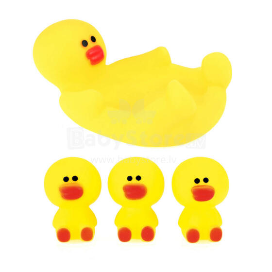Toi Toys  Bath Toy Duck Art.71750A Vannas rotaļlieta Pīlīte,4 gab
