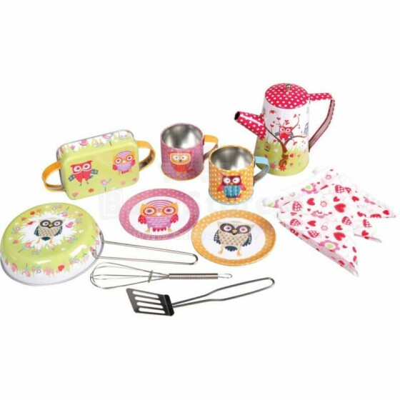 Beeboo  Tea Set Art.47032105  Детский игрушечный комплект металлической посуды