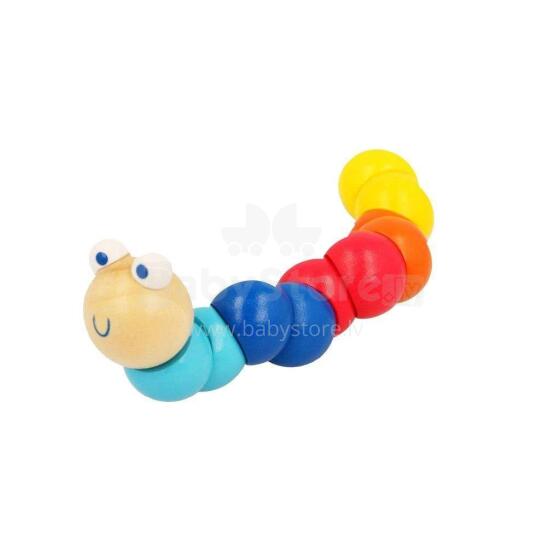 Kids Krafts Majigg Woody The Worm Art.WD224 Attīstoša koka rotaļlieta Tārpiņš