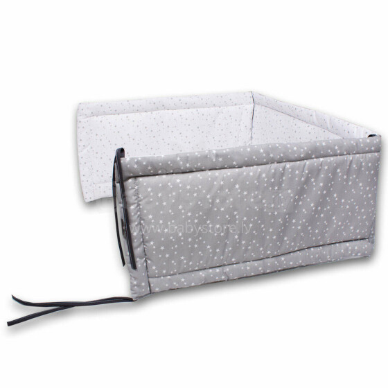 ANKRAS Galaxy Grey Бортик-охранка для детской кроватки 180 cm