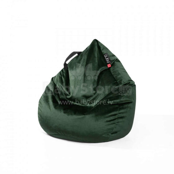 Qubo™ Drizzle Drop Emerald FRESH FIT sēžammaiss (pufs)