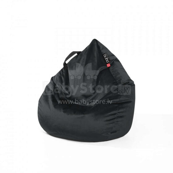 Qubo™ Drizzle Drop Onyx FRESH FIT beanbag