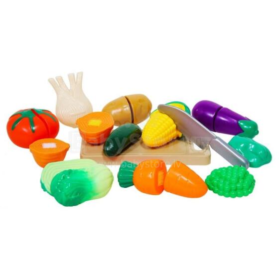 Beeboo Food Set Art.45006964 Овощи на подносе для детских игр