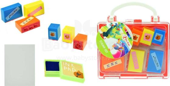 Toi Toys Stamp Art.47012 Bērnu rotaļlieta zīmogs, 6 gab.