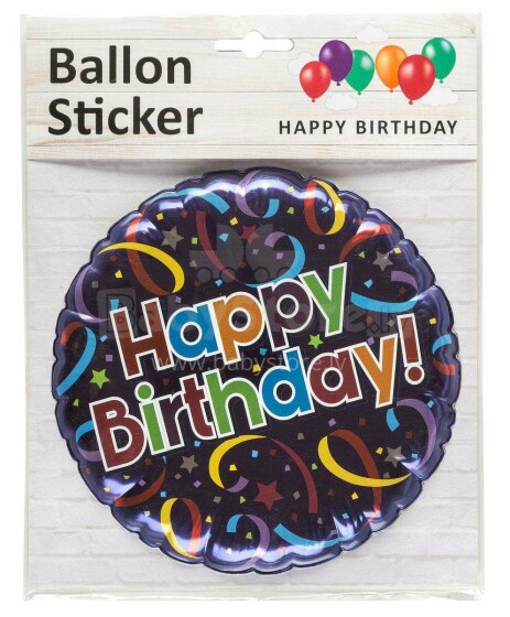 Idena Ballon Happy Birthday Art.10061970
