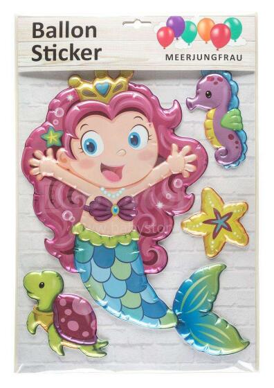 Idena Ballon Mermaid  Art.10061973 Uzlīmes