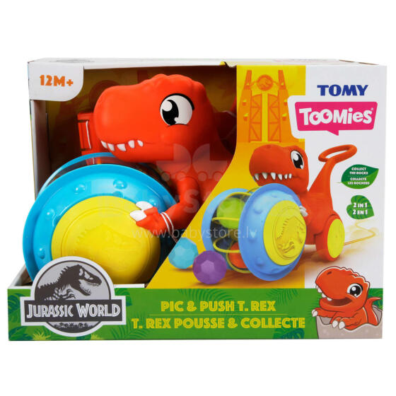 TOMY slīdnis Pic & Push T-Rex, E73254