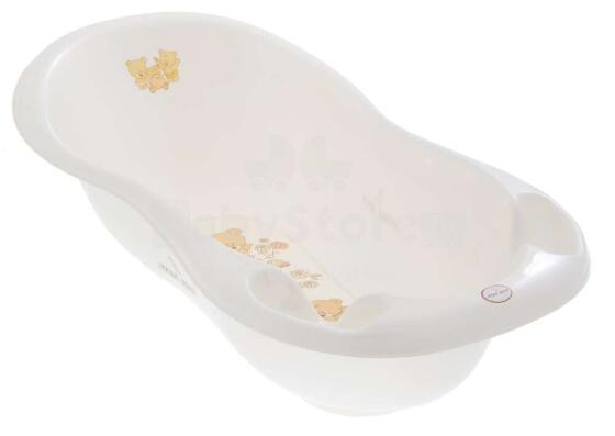 Vanna 102 cm BEAR white pearl TegaBaby MS-005 LUX ar korķi