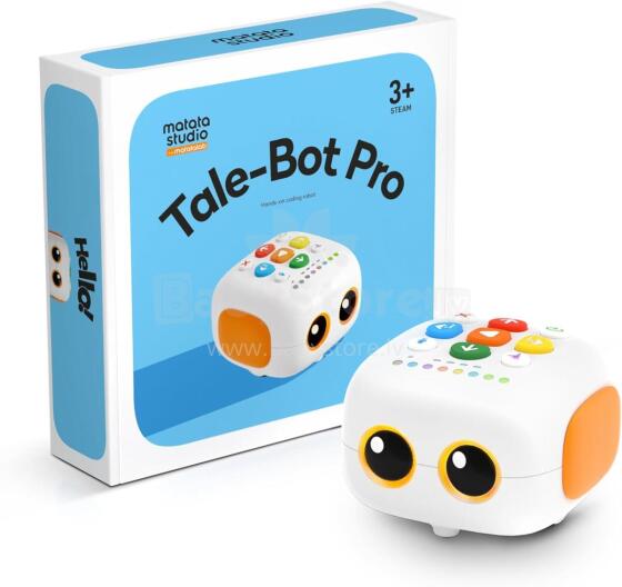 Programmable Robot Children Art.138326 Interaktīvs elektronisks robots agrīnai programmēšanai un STEM izglītībai bērniem no 3 gadu vecuma.