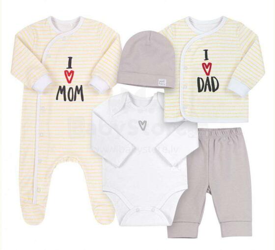 Bembi Baby Set Art.KP250-5X1 Bērnu komplektiņš no 5 daļam