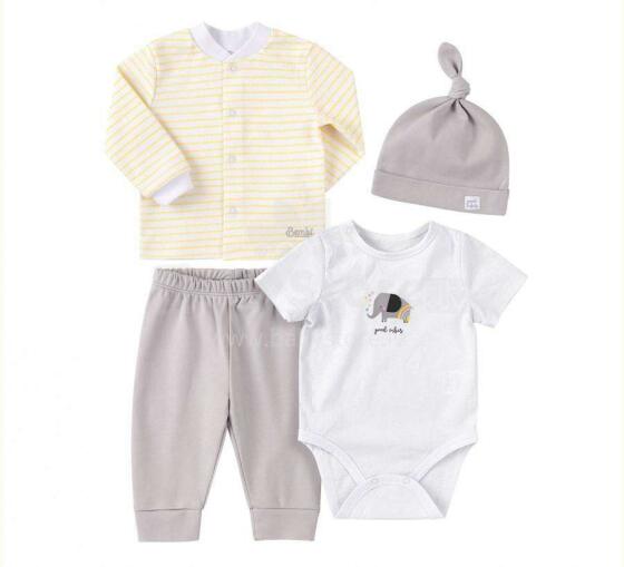 Bembi Baby Set Art.KP251-5X1 Детский комплектик из 4 частей 100% хлопок