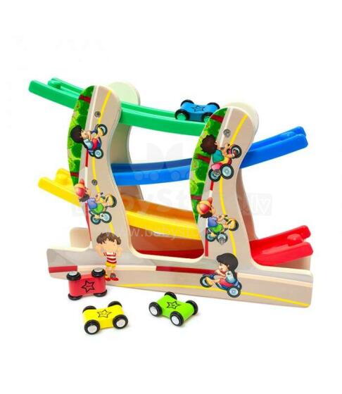 TLC Baby Ramp Race Art.131  Деревянные трасса с машинками