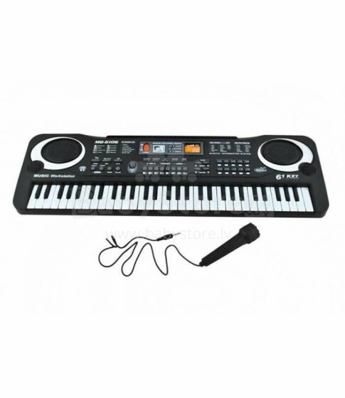 TLC Baby Musical Keyboard Art.MXA88 Elektriskais sintezators ar mikrofonu un lādētāju