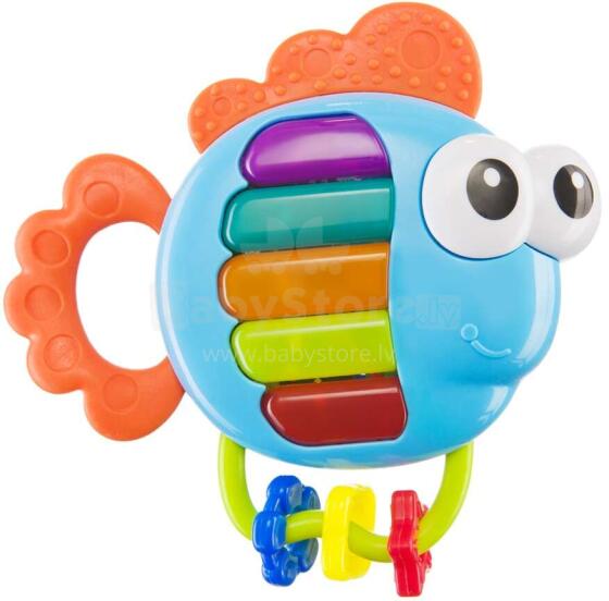 BabyMix Rattle Musical Fish Art.45816  Музыкальная развивающая погремушка