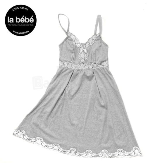 La Bebe™ Nursing Natural Cotton Art.138451 Cloud  Maternity and Nursing Nighty [Nightdress]