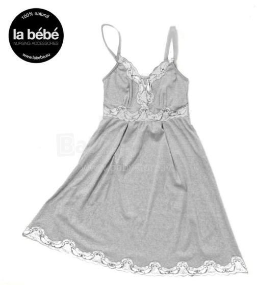 La Bebe™ Nursing Natural Cotton Art.138451 Cloud Ночнушка для беременных и кормящих