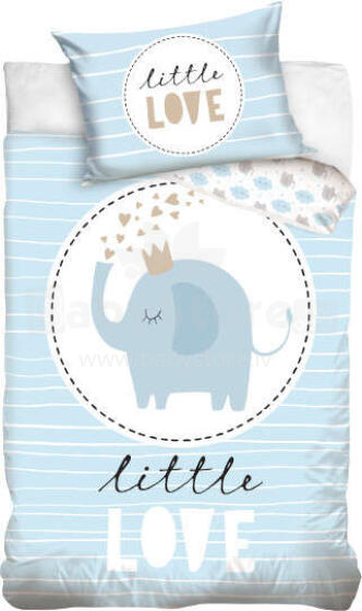 Carbotex Bedding Little Love Art.203030-17  Хлопковое постельное белье  90x120/40x60см