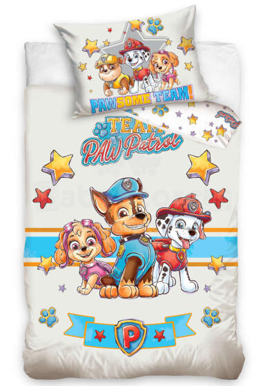 Carbotex Bedding Paw Patrol Art.PAW213055-17  Хлопковое постельное белье  90x120/40x60см