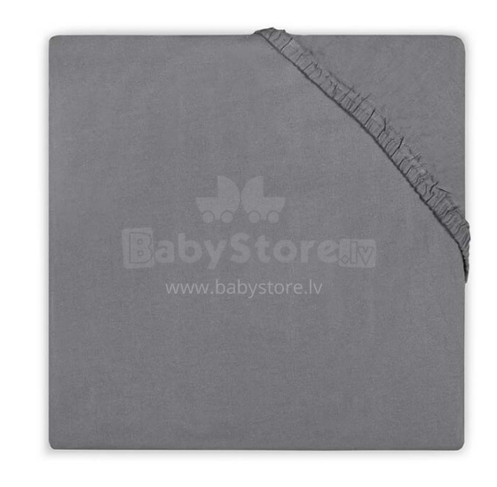 Carbotex palags ar gumiju peleks 60x120cm Art.PF60-CAR-MMT24 Carbotex Jersey Sheet 60x120cm Grey