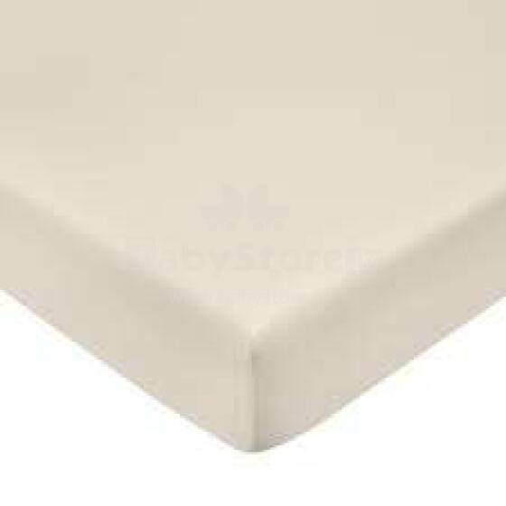 Carbotex Jersey Sheet Art.PF60-CAR-MMI02 Light Beige palags ar gumiju 60x120cm