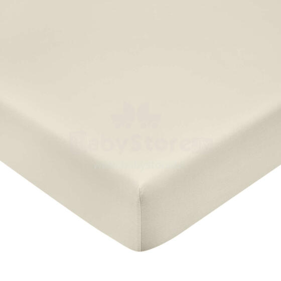 Carbotex Jersey Sheet 160x200cm Art.PJ160-CAR-MMT31 Beige простынь на резиночке 160x200cм
