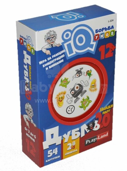Playland Art.L-224RU карточная игра Дубль 2.0 Найди пару! (русск.язык)