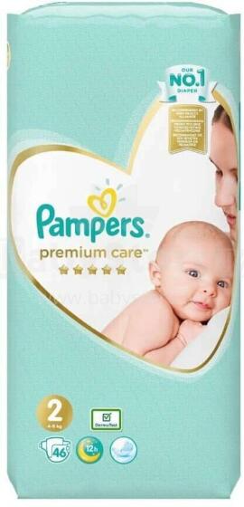 Pampers Premium Care Art.2T1253 Bērnu autiņbiksītes S2 izmērs no 3-6kg, 46gab.