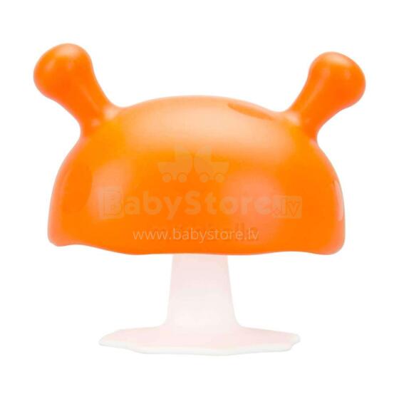 Mombella Mushroom Teether Toy orange Прорезыватель