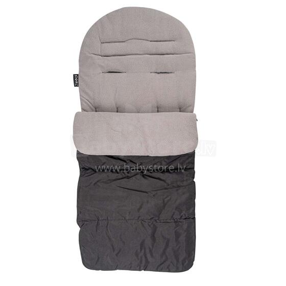Zoogi Footmuff Art.138908 Black/Grey Универсальный cпальный мешок (нескользящий)