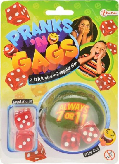 Toi Toys Game Pranks Art.35216A  Детская карманная игрушка - Кубики