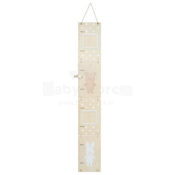 JaBaDaBaDo Growth Chart Teddy & Bunny Art.R16047 Auguma mērītājs no koka