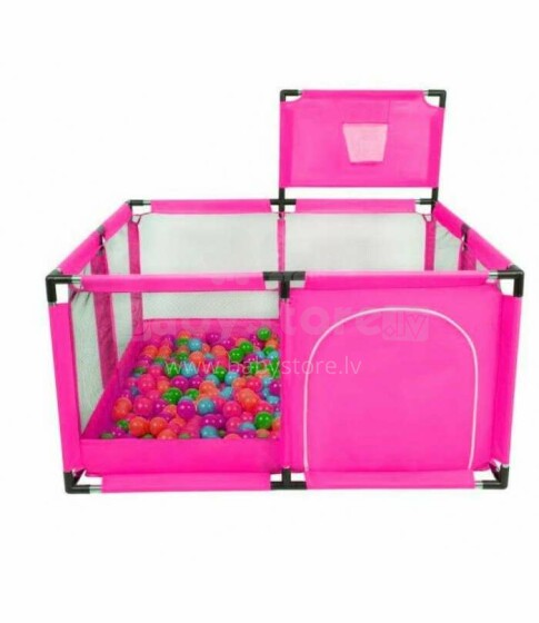 TLC Baby Pool  Art.139316 Pink  Манеж/Бассейн сенсорный сухой с шариками