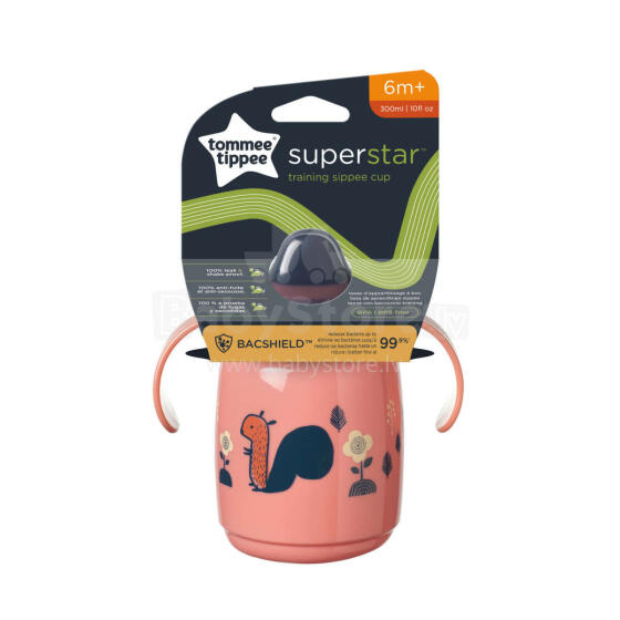 TOMMEE TIPPEE mācību krūze SIPPEE, 7m+, 300ml, pink, 447823