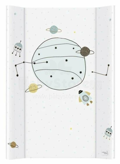 Ceba Baby Strong Art.139615 Cosmo 2 Pārtinamais matracis ar stingro pamatni + stiprinājumi gultiņai (70x50cm)
