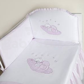 MimiNu Art.14009 Комплект детского постельного белья из 5-и частей 90x40 см
