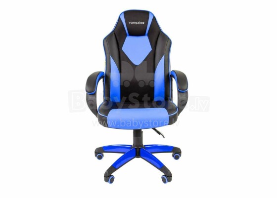 Spēļu krēsls VANGALOO, melns/zils