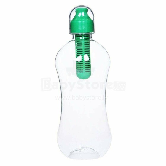 Pudele ar oglekļa filtru 0,5l, zaļa