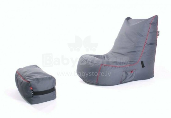 Qubo™ Qubo Play Graphite POP FIT beanbag