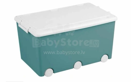 Tega Baby  PW-001-165 Mineral Blue Ящик для игрушек на колесиках