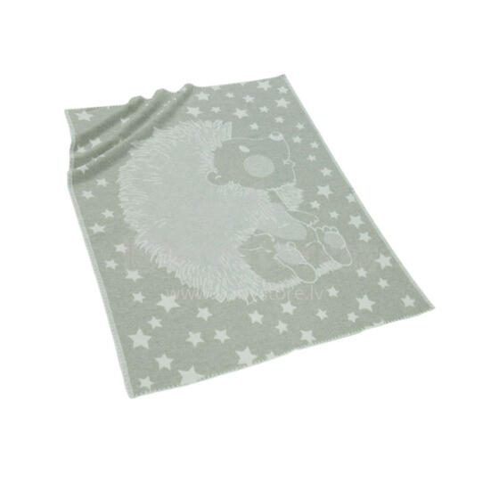 Kids Blanket Cotton  Art.G00011 Grey Entheg pleds/sega bērniem 100x140cm,(B kvalitātes kategorija)