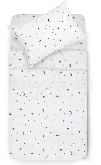 Kids Bedding Set Art.G02454 Stars Kokvilnas gultas veļas komplekts no 3 daļam 100x140  (+5cm)
