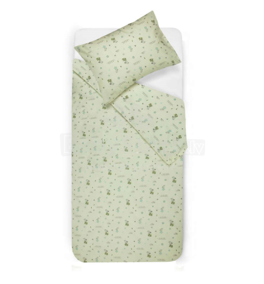 Kids Bedding Set Art.G02454 Mini Bird  Хлопковое постельное белье из 3-х частей 100x140 (+5см)