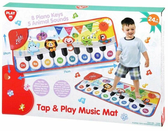 PLAYGO INFANT&TODDLER TAP & PLAY muzikālais paklājs, 13303
