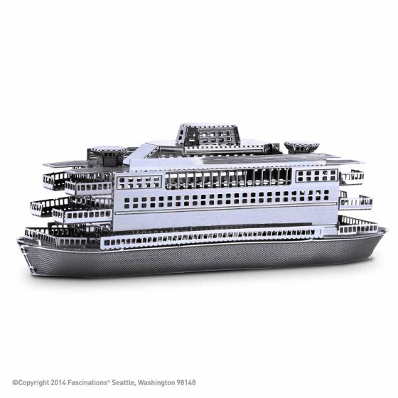 Juguetronica FERRY MODEL 3D Art. MMS068  Metaliskais konstruktors kuģis