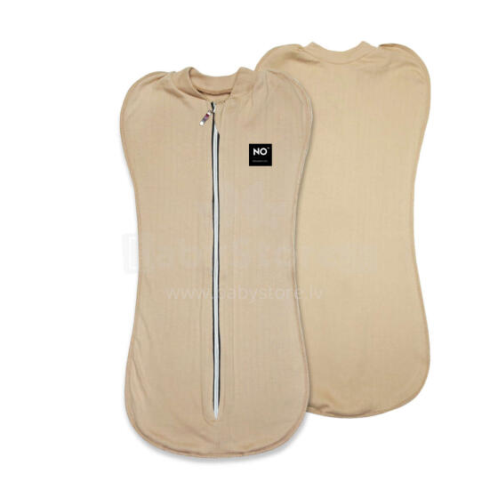 La Bebe™ NO Swaddle Up Art. 9-42-221 Camel Kokvilnas ietināšanas autiņš/guļammaiss no 3,2 kg līdz 6,4 kg.