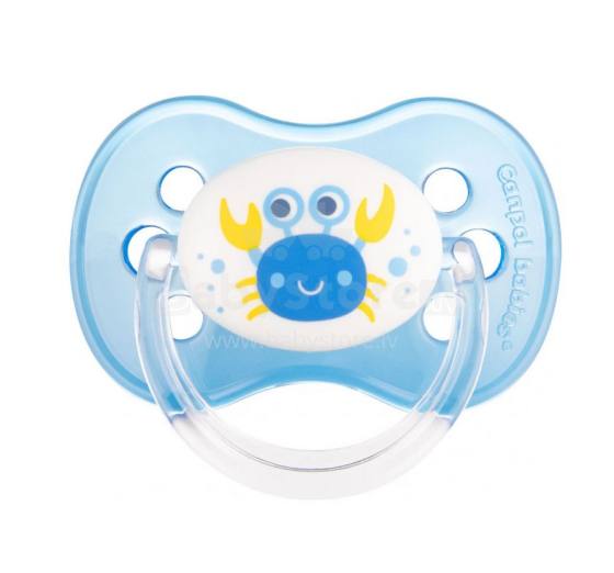 Canpol Babies Art.22/606 Fizioloģisks lateksa knupis māneklītis ar vāciņu 0-6m (B)