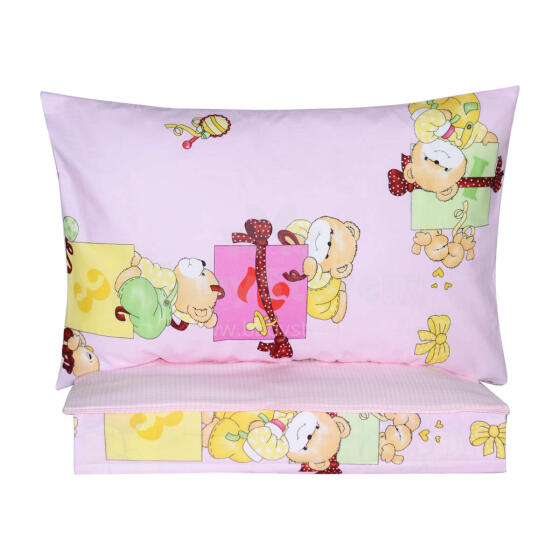 UR Kids Bedding Art.141302 Bear Kokvilnas gultas veļas komplekts no 3 daļam