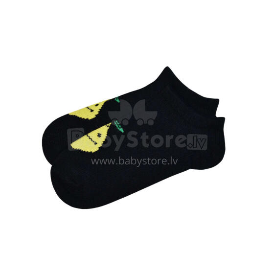 Be Snazzy Socks Art.ST-15 Melnas ar citronu