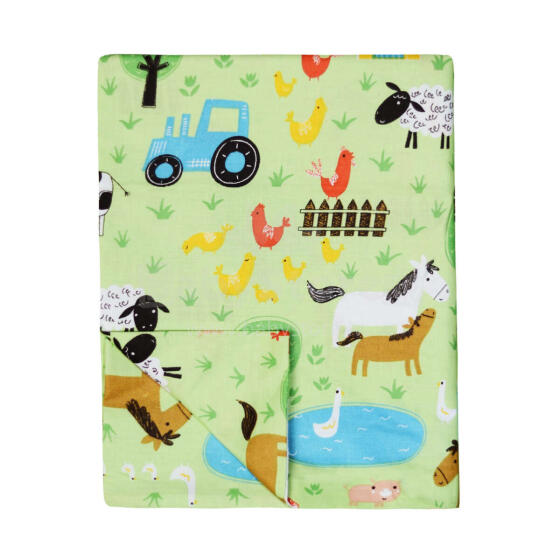 UR Kids Bedding Art.141348 Farm Bērnu virspalags no kokvilnas 120x100cm